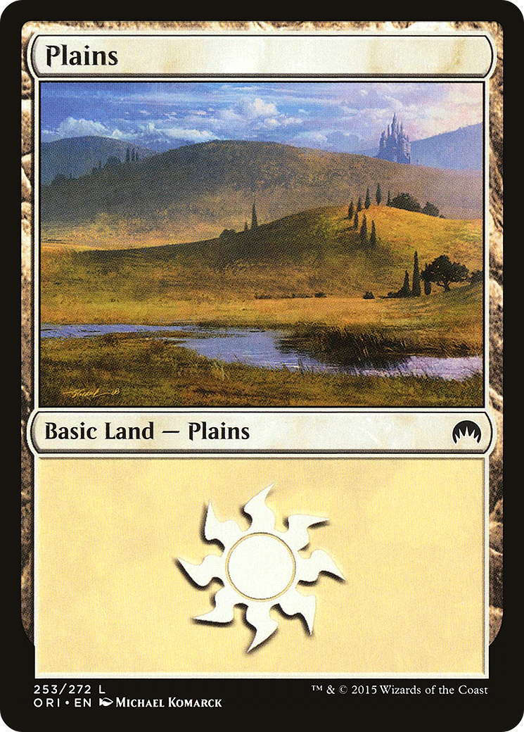 Plains (ORI-253) [Magic Origins] Foil MTG Single Wizards of the Coast