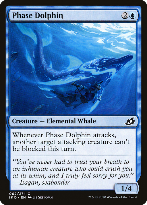 Phase Dolphin (IKO-062) [Ikoria: Lair of Behemoths] MTG Single Wizards of the Coast