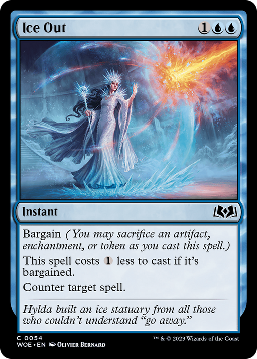 Ice Out (WOE-054) [Wilds of Eldraine] Foil MTG Single Wizards of the Coast