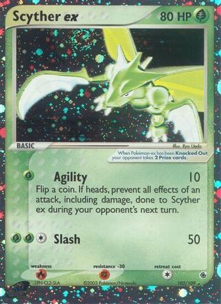 Scyther ex (/109) Holofoil [EX: Ruby & Sapphire] Pokemon Single Pokémon