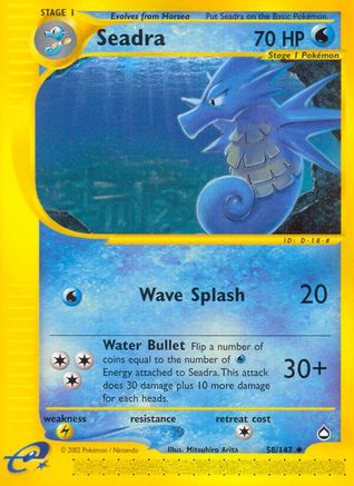 Seadra (/147) Reverse Holofoil [Vintage: Aquapolis] Pokemon Single Pokémon
