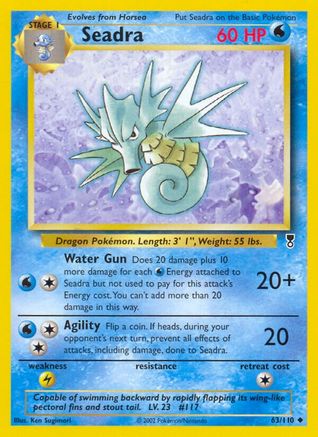 Seadra (/110) Reverse Holofoil [Vintage: Legendary Collection] Pokemon Single Pokémon