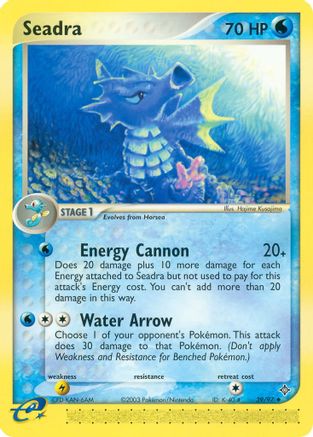 Seadra - 39/97 (/97) Reverse Holofoil [EX: Dragon] Pokemon Single Pokémon