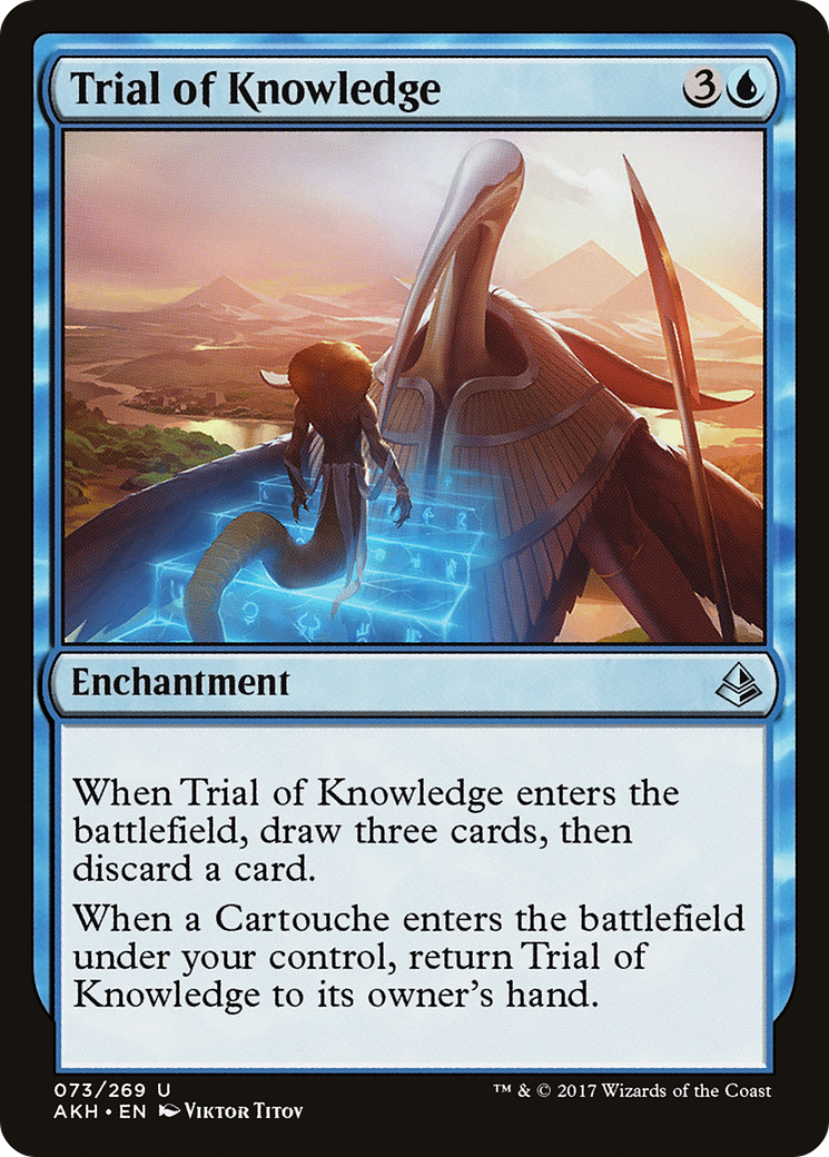 Trial of Knowledge (AKH-073) [Amonkhet] MTG Single Wizards of the Coast