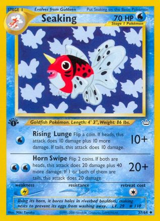 Seaking (37/64) 1st Edition [Vintage: Neo Revelation] Pokemon Single Pokémon