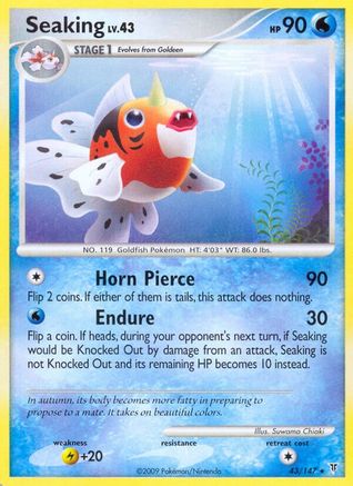 Seaking (/147) Reverse Holofoil [Platinum: Supreme Victors] Pokemon Single Pokémon