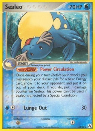 Sealeo (/92) Reverse Holofoil [EX: Legend Maker] Pokemon Single Pokémon
