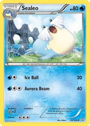 Sealeo (/124) Reverse Holofoil [BW: Dragons Exalted] Pokemon Single Pokémon