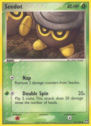 Seedot (/108) Reverse Holofoil [EX: Power Keepers] Pokemon Single Pokémon