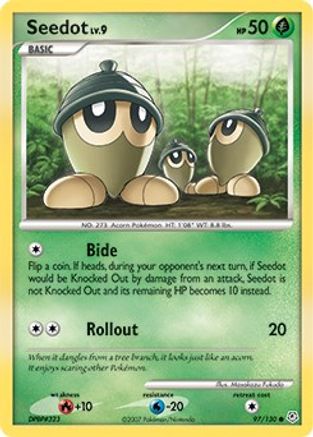 Seedot (/130) Reverse Holofoil [DP: Base Set] Pokemon Single Pokémon