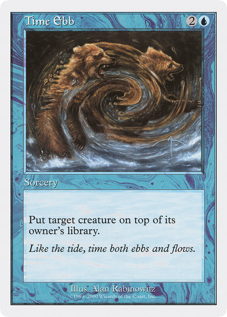 Time Ebb (S00-019) [Misc] Starter 2000 MTG Single Wizards of the Coast