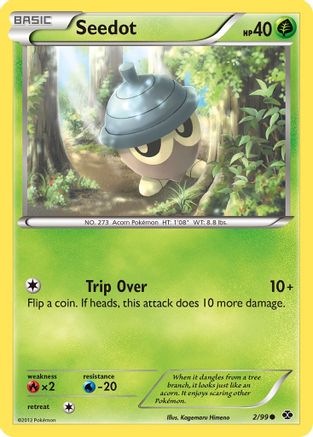 Seedot (/99) Reverse Holofoil [BW: Next Destinies] Pokemon Single Pokémon