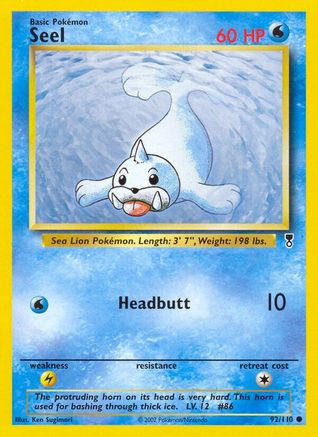 Seel (/110) Reverse Holofoil [Vintage: Legendary Collection] Pokemon Single Pokémon