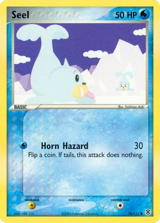 Seel (78/112) Reverse Holofoil [EX: FireRed & LeafGreen] Pokemon Single Pokémon