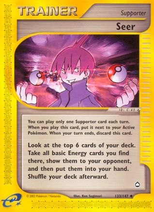 Seer (/147) Reverse Holofoil [Vintage: Aquapolis] Pokemon Single Pokémon