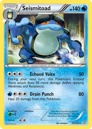 Seismitoad (/124) [BW: Dragons Exalted] Pokemon Single Pokémon