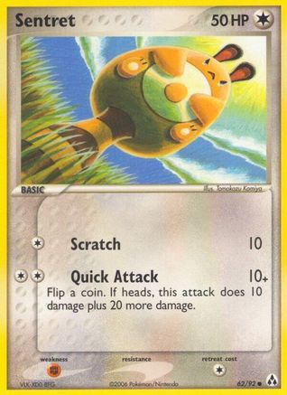 Sentret (62/92) Reverse Holofoil [EX: Legend Maker] Pokemon Single Pokémon