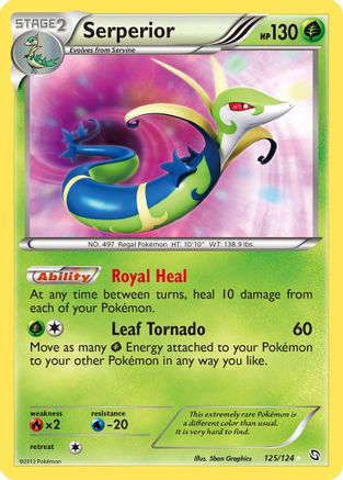 Serperior (/124) Holofoil [BW: Dragons Exalted] Pokemon Single Pokémon