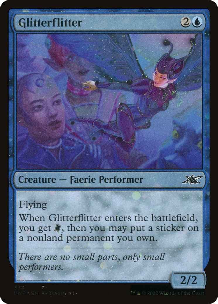 Glitterflitter (Galaxy Foil) (UNF-334) [Unfinity] Foil MTG Single Wizards of the Coast