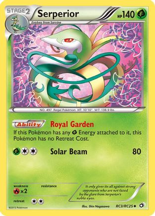 Serperior (RC3/113) Holofoil [BW: Legendary Treasures Radiant Collection] Pokemon Single Pokémon