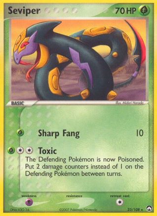 Seviper (/108) [EX: Power Keepers] Pokemon Single Pokémon