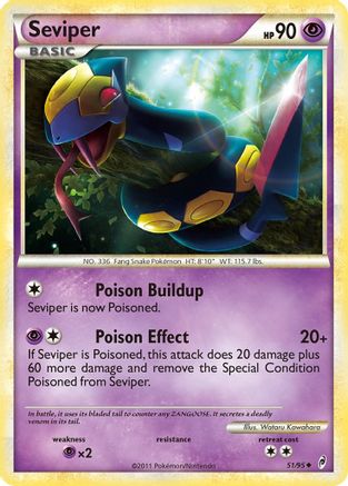Seviper (/95) [HGSS: Call of Legends] Pokemon Single Pokémon