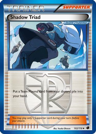 Shadow Triad (Team Plasma) (102/116) - [BW: Plasma Freeze] Pokemon Single Pokémon
