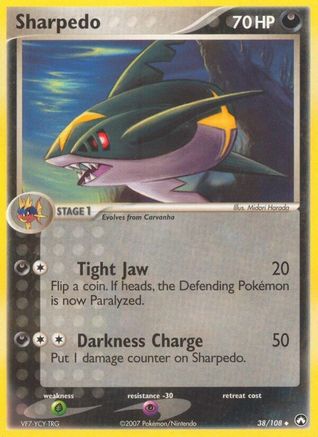 Sharpedo (/108) Reverse Holofoil [EX: Power Keepers] Pokemon Single Pokémon