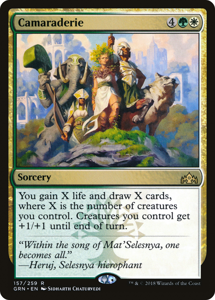 Camaraderie (GRN-157) [Guilds of Ravnica] MTG Single Wizards of the Coast
