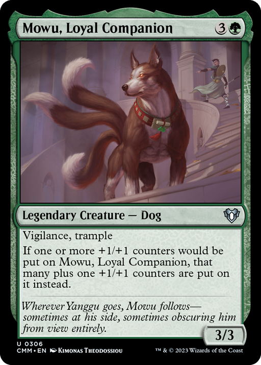 Mowu, Loyal Companion (CMM-306) [Commander Masters] Foil MTG Single Wizards of the Coast