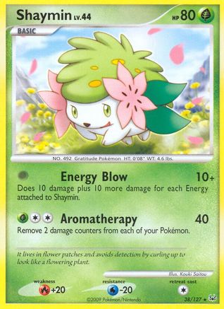 Shaymin (38) (/127) Reverse Holofoil [Platinum: Base set] Pokemon Single Pokémon