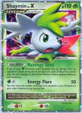 Shaymin Lv.X (Sky Forme) (/127) Holofoil [Platinum: Base set] Pokemon Single Pokémon