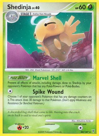Shedinja (/147) Reverse Holofoil [Platinum: Supreme Victors] Pokemon Single Pokémon