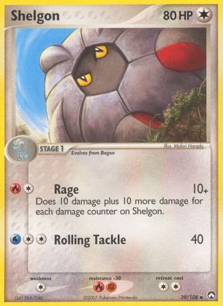 Shelgon (/108) Reverse Holofoil [EX: Power Keepers] Pokemon Single Pokémon