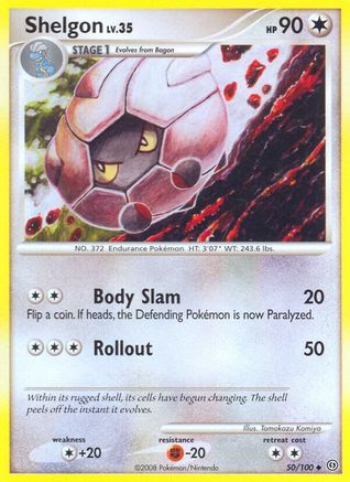 Shelgon (50/100) Reverse Holofoil [DP: Stormfront] Pokemon Single Pokémon