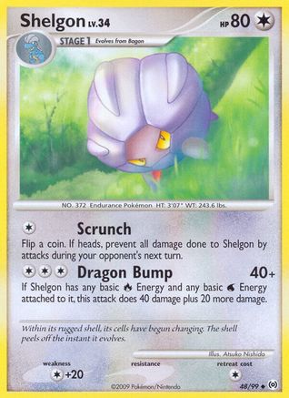Shelgon (48/99) Reverse Holofoil [Platinum: Arceus] Pokemon Single Pokémon