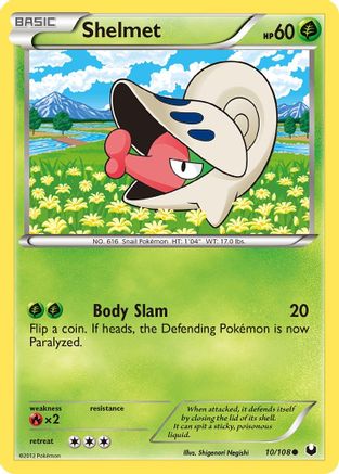 Shelmet (/108) [BW: Dark Explorers] Pokemon Single Pokémon