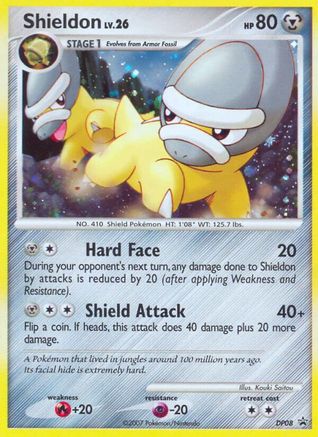 Shieldon - DP08 (/56) Holofoil [Promos: DP Promos] Pokemon Single Pokémon