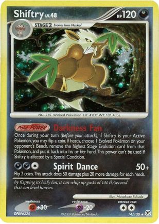 Shiftry (/130) Reverse Holofoil [DP: Base Set] Pokemon Single Pokémon