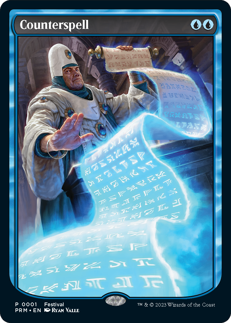 Counterspell (MFP-001) [Misc] MagicFest 2024 Foil MTG Single Wizards of the Coast