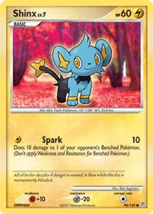 Shinx (98/130) Reverse Holofoil [DP: Base Set] Pokemon Single Pokémon