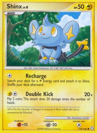Shinx (/146) Reverse Holofoil [DP: Legends Awakened] Pokemon Single Pokémon
