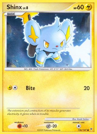 Shinx (126/147) Reverse Holofoil [Platinum: Supreme Victors] Pokemon Single Pokémon
