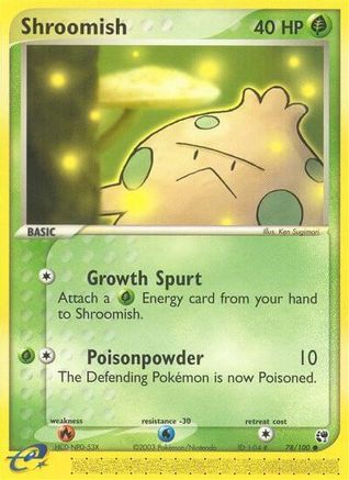 Shroomish (/100) Reverse Holofoil [EX: Sandstorm] Pokemon Single Pokémon
