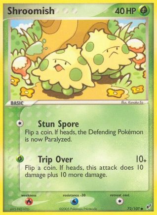 Shroomish (72/107) Reverse Holofoil [EX: Deoxys] Pokemon Single Pokémon