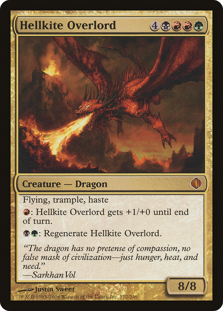 Hellkite Overlord (ALA-172) [Shards of Alara] Foil MTG Single Wizards of the Coast