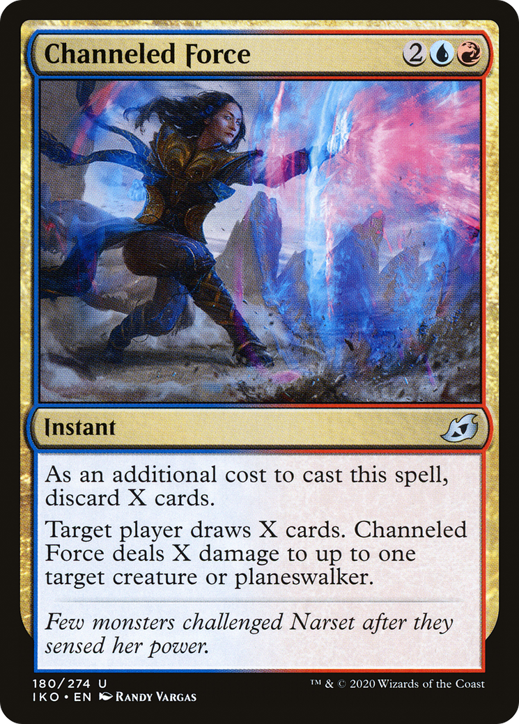 Channeled Force (IKO-180) [Ikoria: Lair of Behemoths] MTG Single Wizards of the Coast
