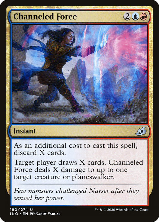 Channeled Force (IKO-180) [Ikoria: Lair of Behemoths] MTG Single Wizards of the Coast