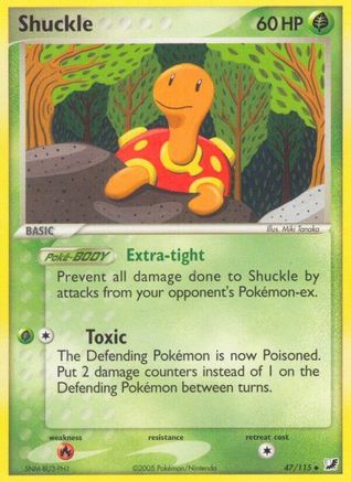Shuckle (/115) Reverse Holofoil [EX: Unseen Forces] Pokemon Single Pokémon