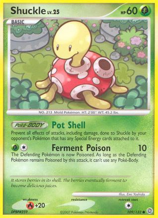 Shuckle (/132) Reverse Holofoil [DP: Secret Wonders] Pokemon Single Pokémon